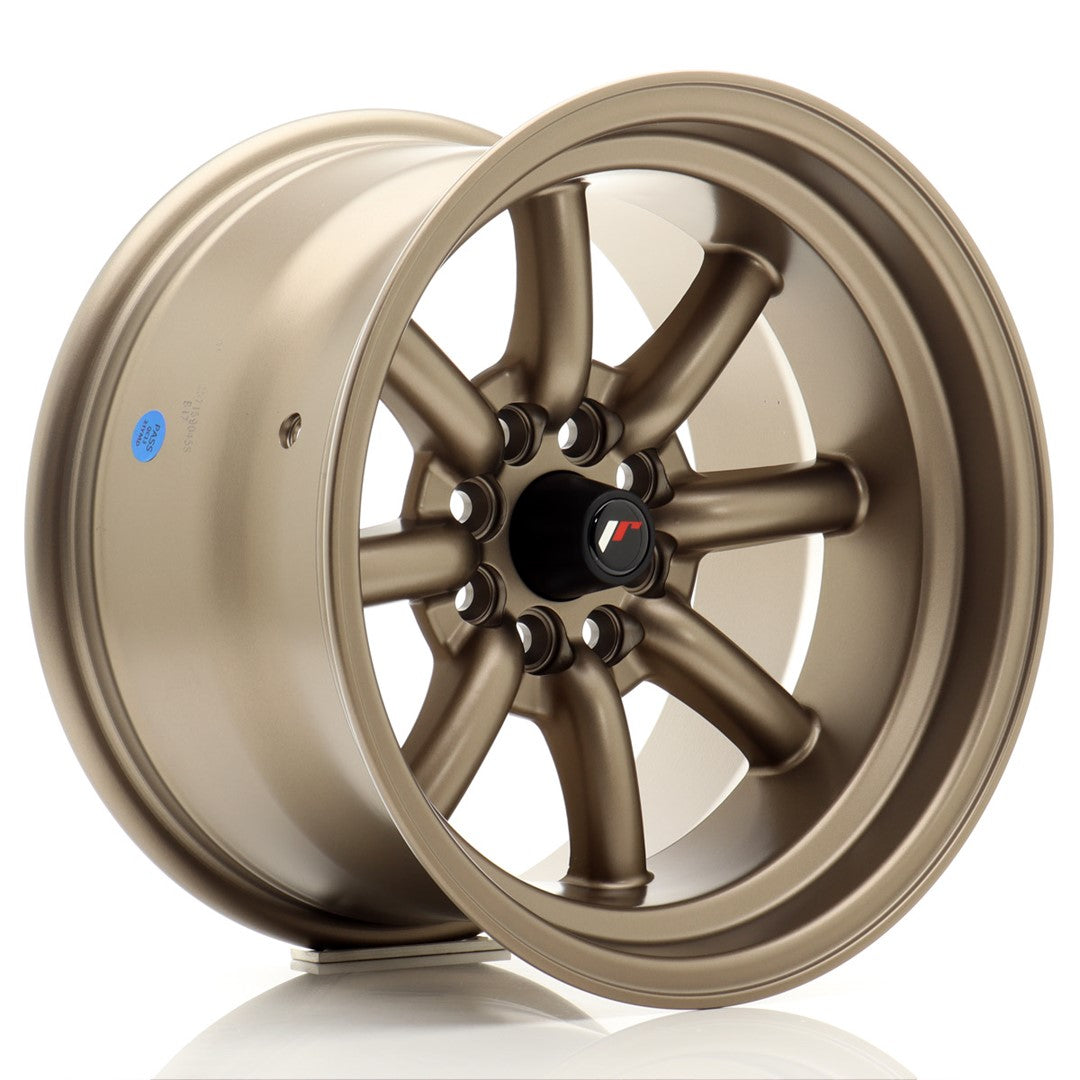 Japan Racing JR Wheels JR19 15x9 ET-13 4x100 4x108 Bronze - JDM
