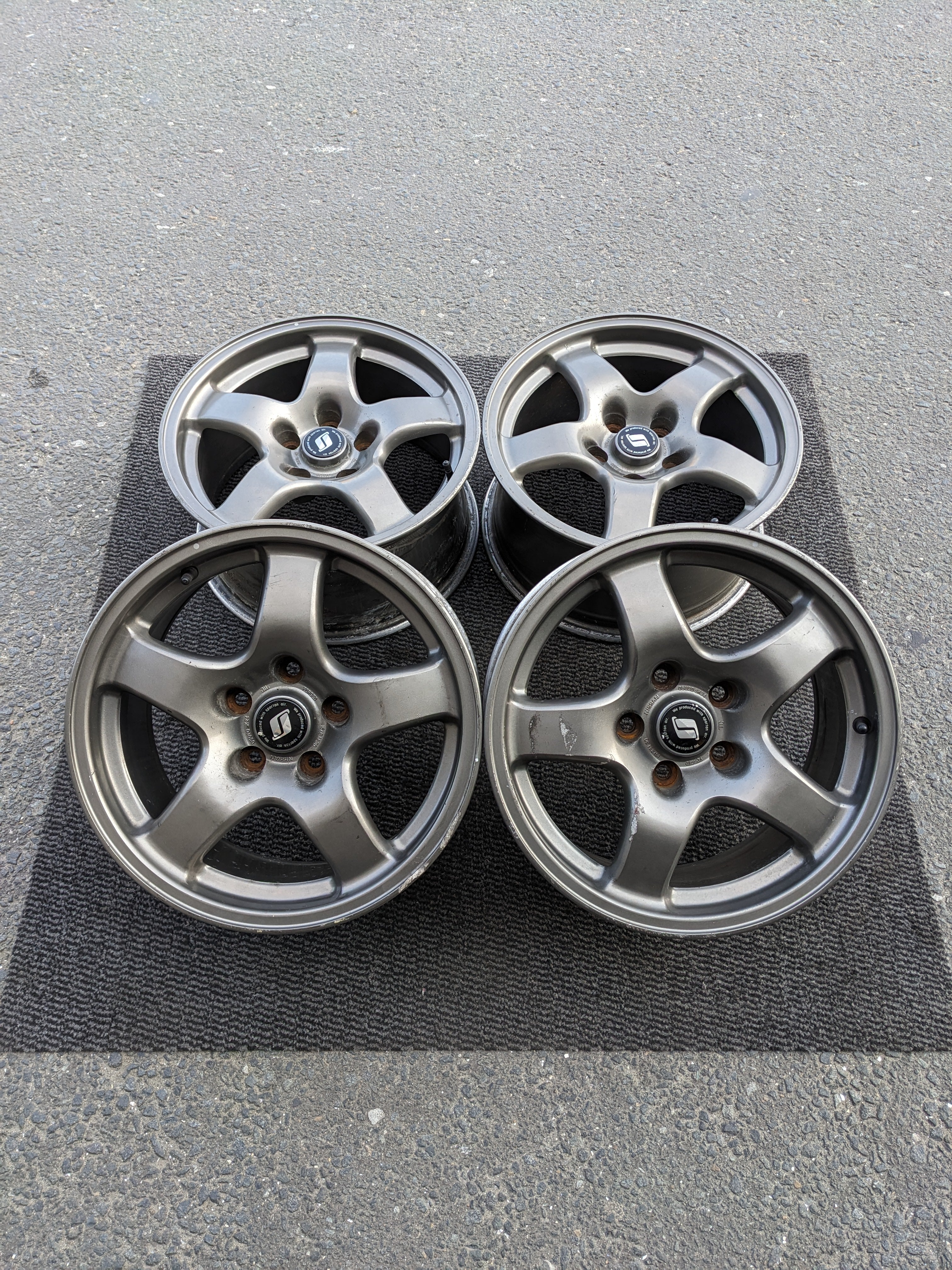 gtr32ホイール NISSAN SKYLINE R32 GTR BNR32 GENUINE FORGED WHEELS - JDM Distro