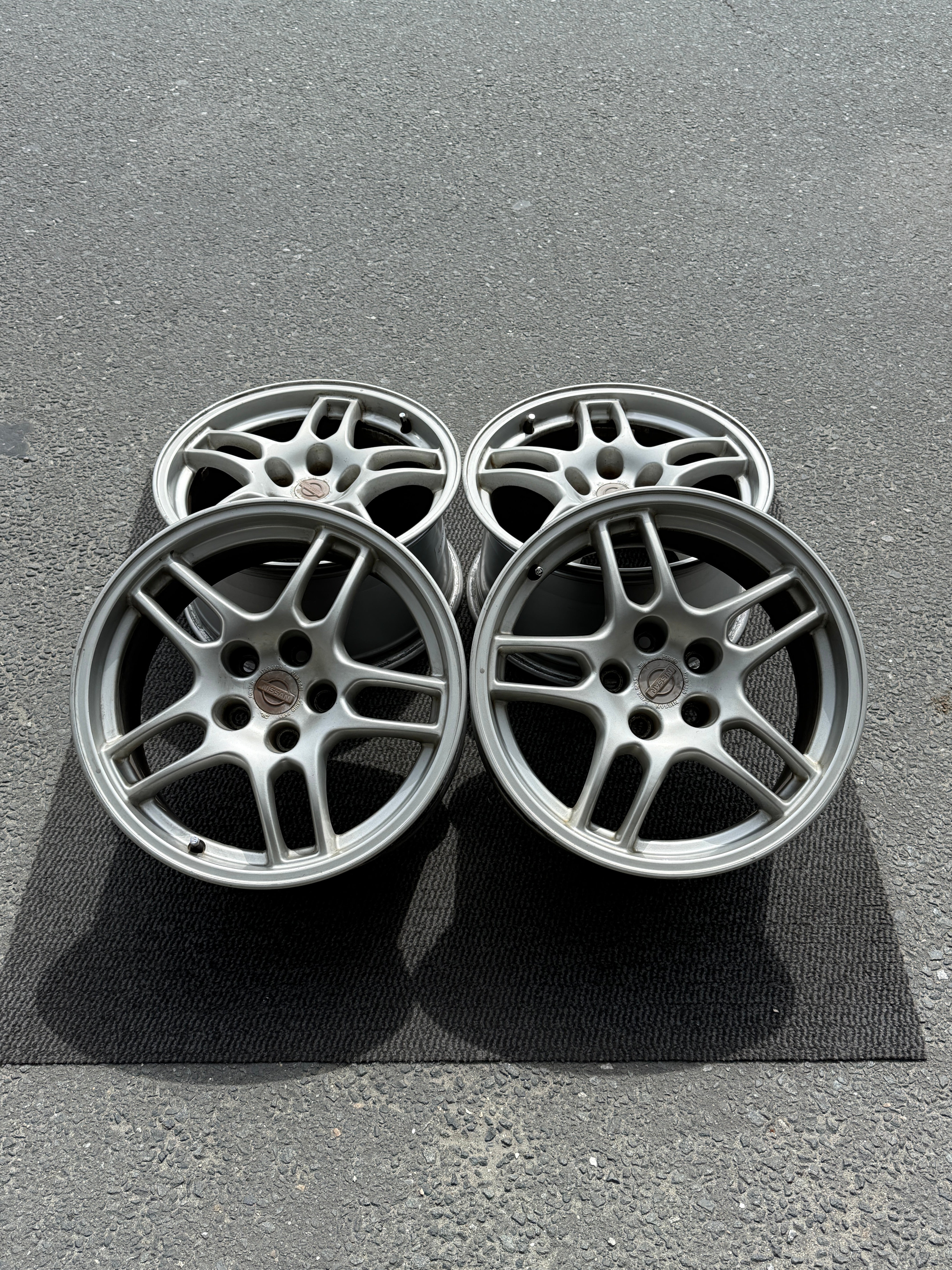 NISSAN SKYLINE GTR R33 BCNR33 GENUINE FORGED WHEELS - JDM Distro