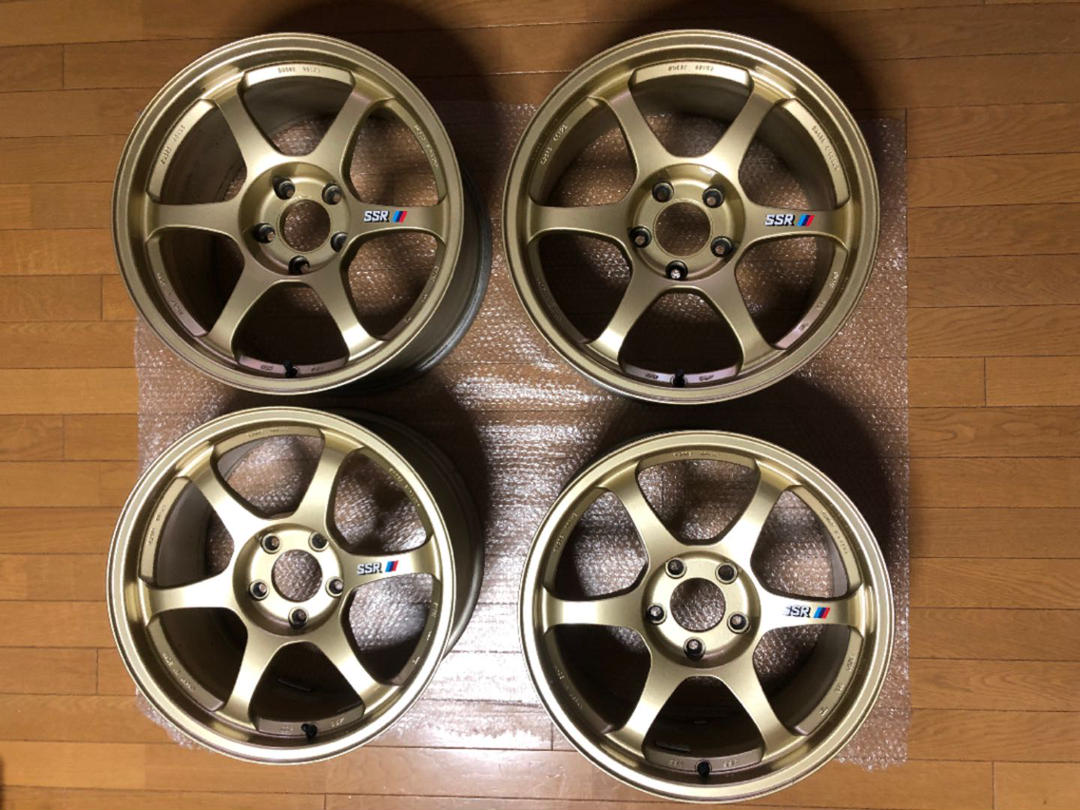 SSR Type C 16インチ 8J ＋45 ゴールド 2本 DC2 EK9 ZC32S シビック