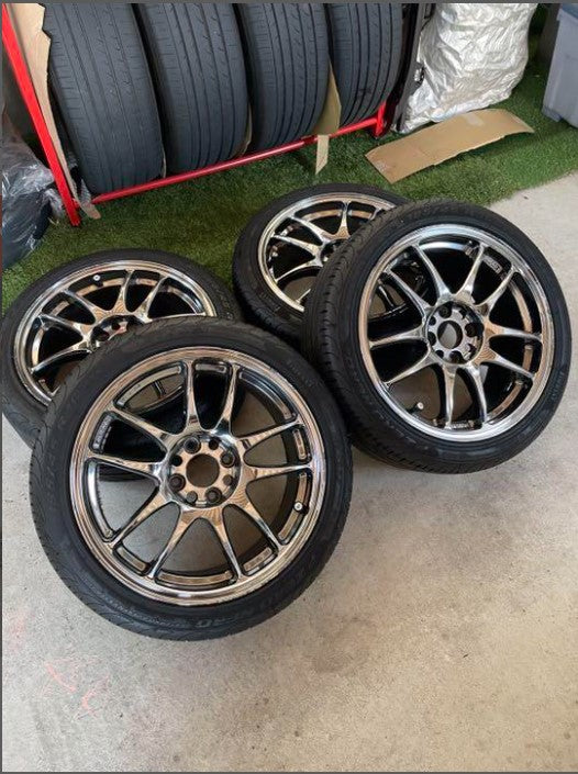 WORK EMOTION CR KAI OG CHROME - JDM Distro - Buy JDM Wheels