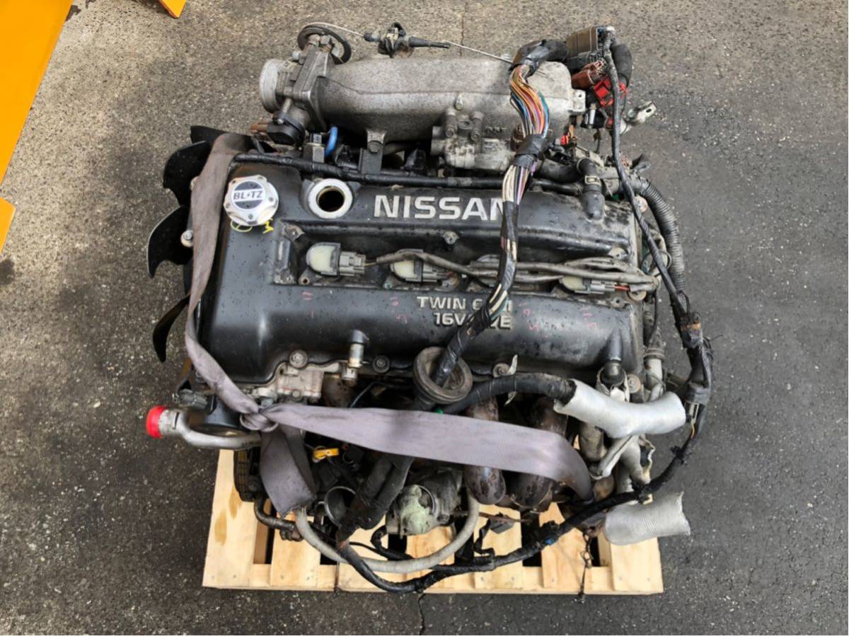 NISSAN SILVIA S14 BLACKTOP VVT SR20DET ENGINE - JDM Distro - Buy 