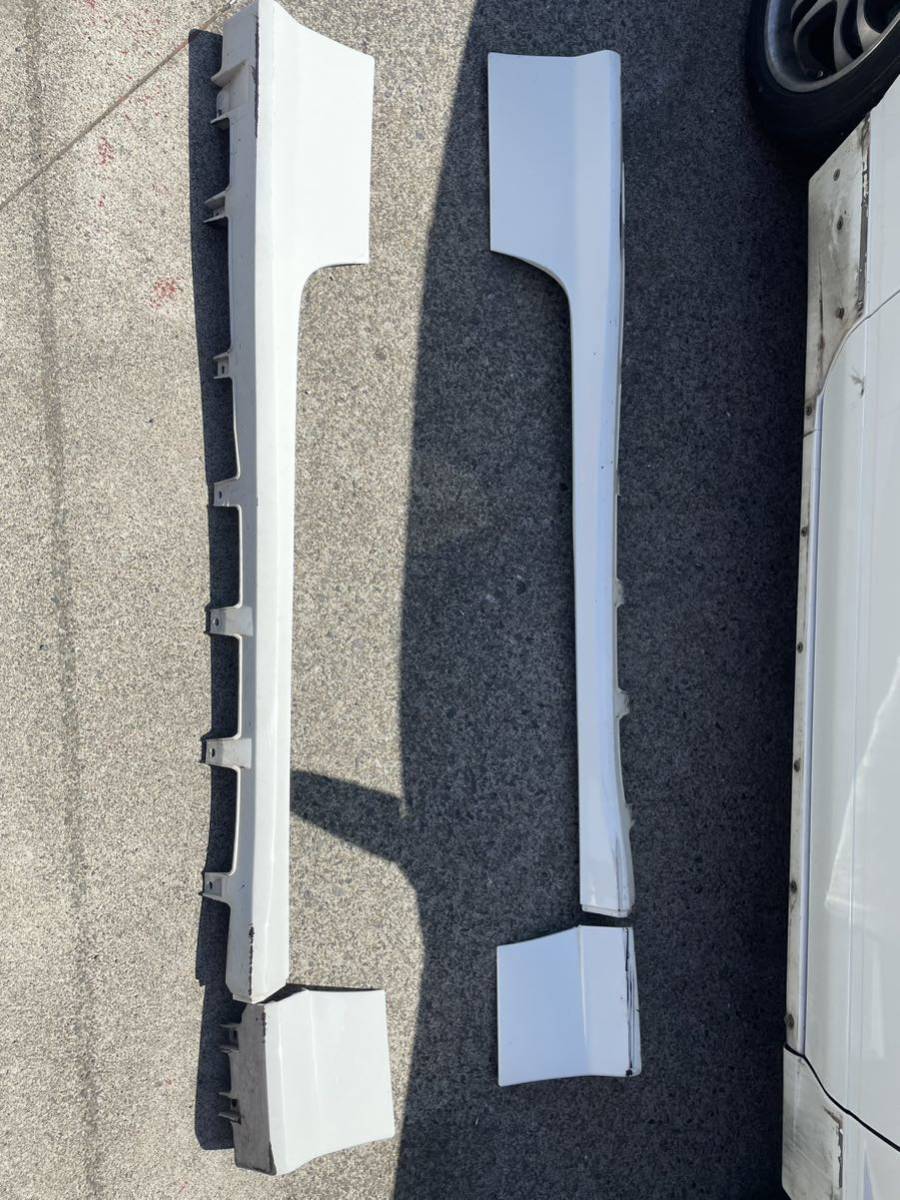 ハイビスカスk18 svプレート　ホワイトハーツ NISSAN 180SX SILVIA S13 GENUINE KOUKI TYPE-X SIDE SKIRTS - JDM