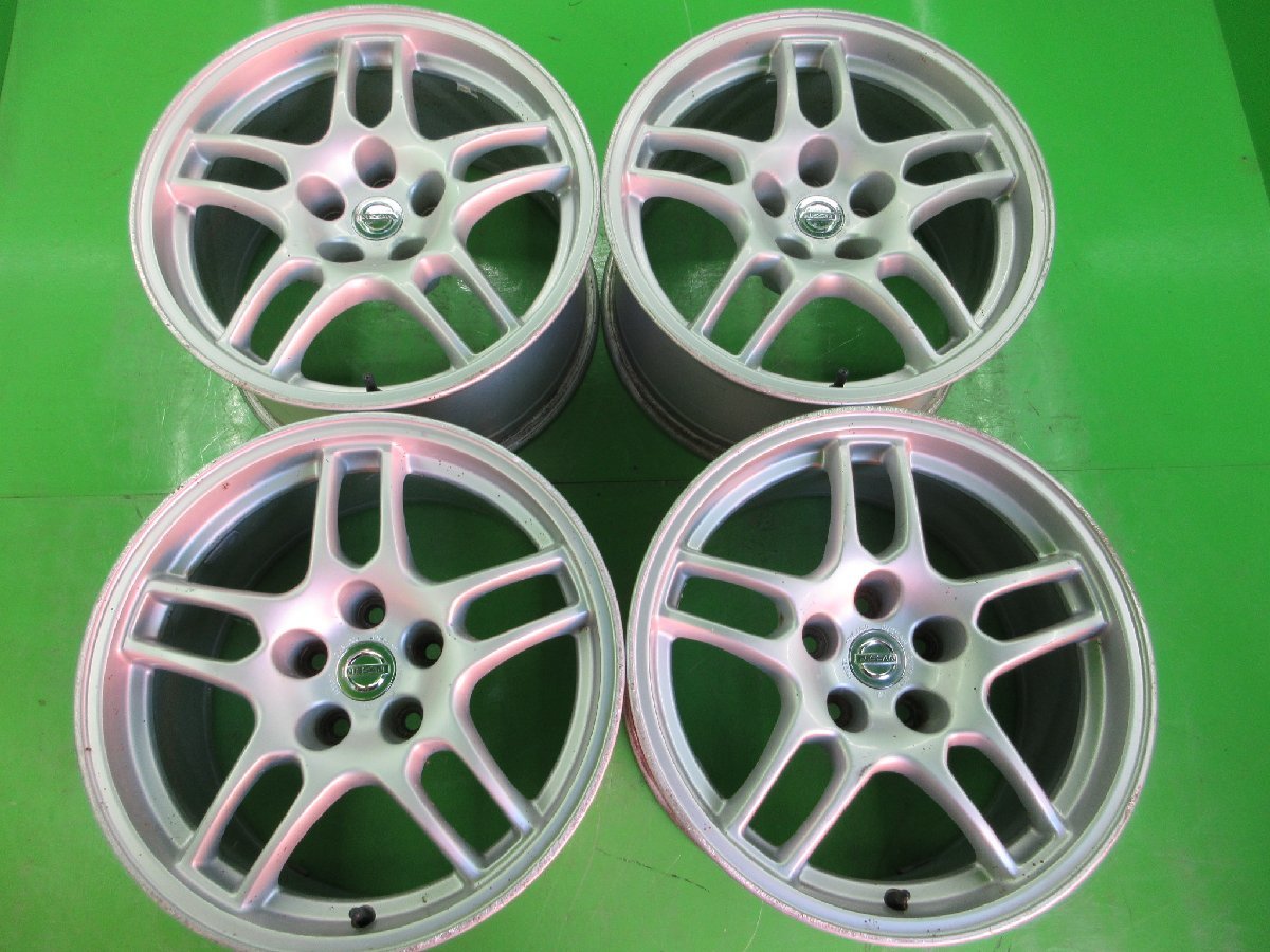 BCNR33 風 R33 GTR風 ホイール 17インチ 9j+30 2本 シルバー R33 