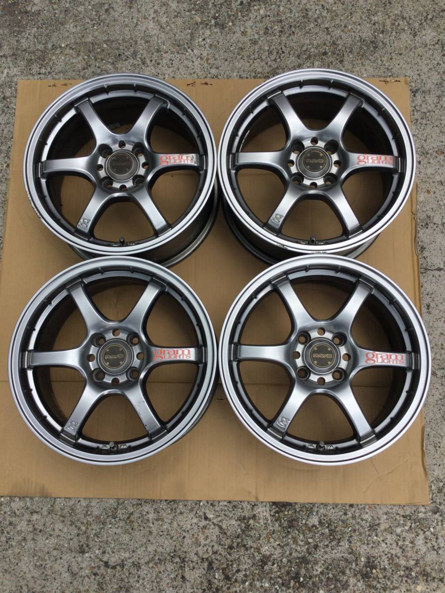 RAYS GRAM LIGHTS　57MAXIMUMタイヤ付き４本 RAYS GRAMLIGHTS 57 MAXIMUM - JDM Distro - Buy JDM Wheels, Engines