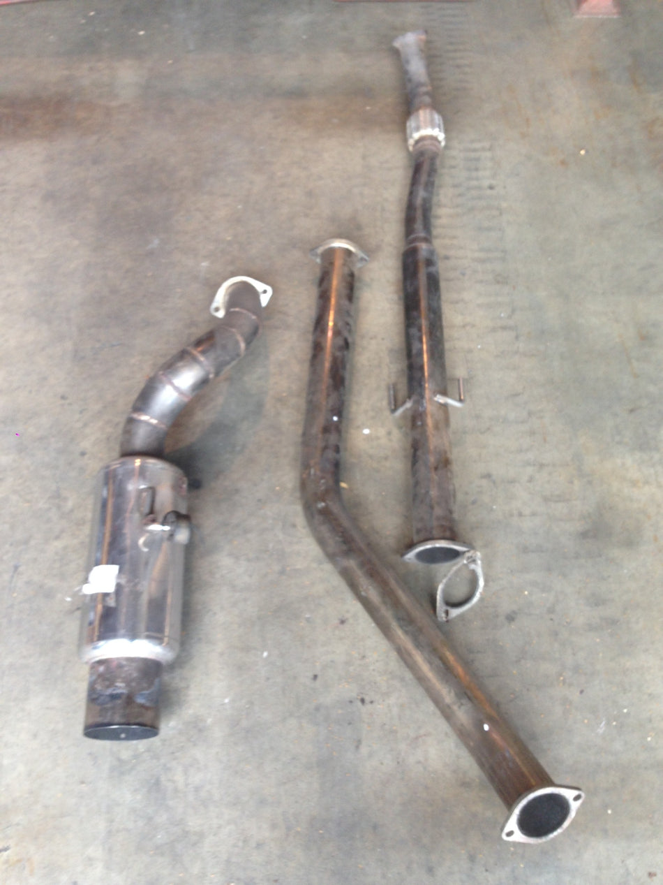 TOYOTA GLANZA EP91 CUSTOM CAT BACK EXHAUST