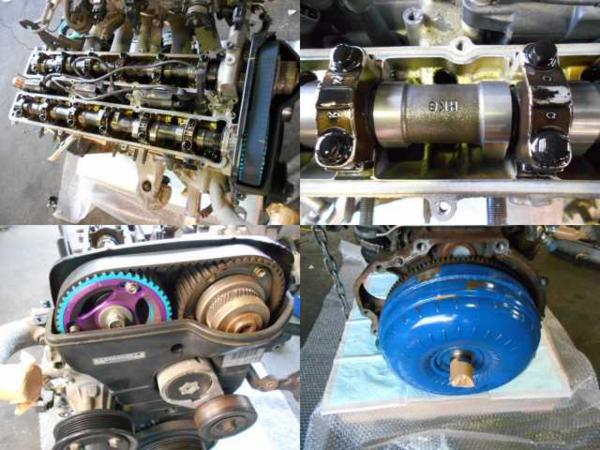TOYOTA 2JZGTE VVTI ENGINE with HKS CAMSHAFT & PULLEY