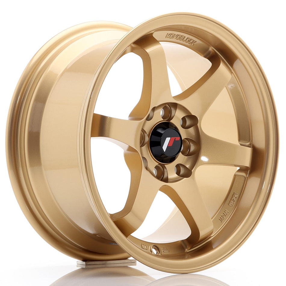 Japan Racing JR Wheels JR3 15x8 ET25 4x100 4x114.3 Gold