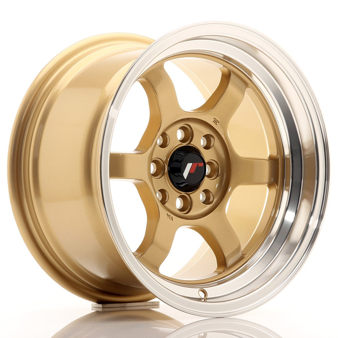 Japan Racing JR Wheels JR12 15x8.5 ET13 4x100 4x114.3 Gold