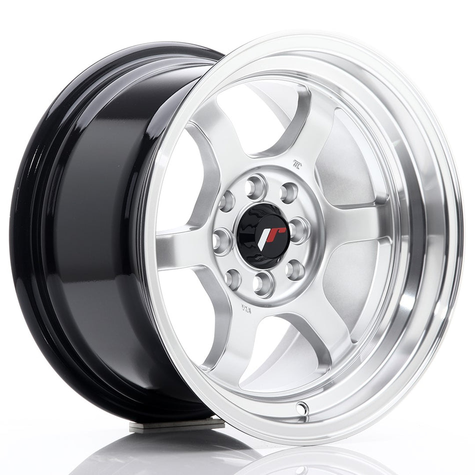 Japan Racing JR Wheels JR12 15x8.5 ET13 4x100 4x114.3 Silver