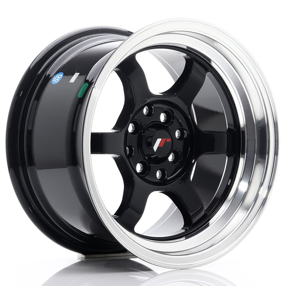 Japan Racing JR Wheels JR12 15x8.5 ET13 4x100 4x114.3 Black