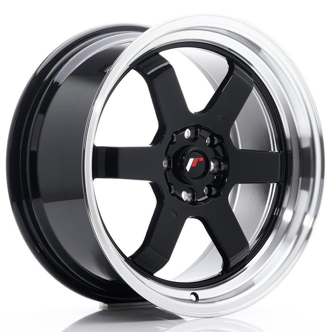 Japan Racing JR Wheels JR12 17x8 ET33 5x100 5x114.3 Black
