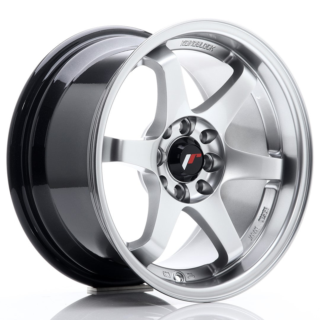 Japan Racing JR Wheels JR3 15x8 ET25 4x100 4x108 Silver