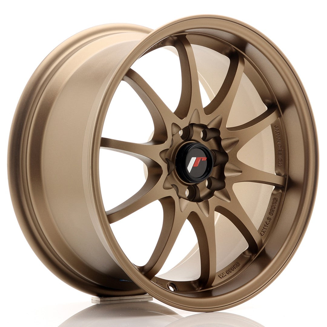 Japan Racing JR Wheels JR5 17x8.5 ET35 5x100 5x114.3 Bronze