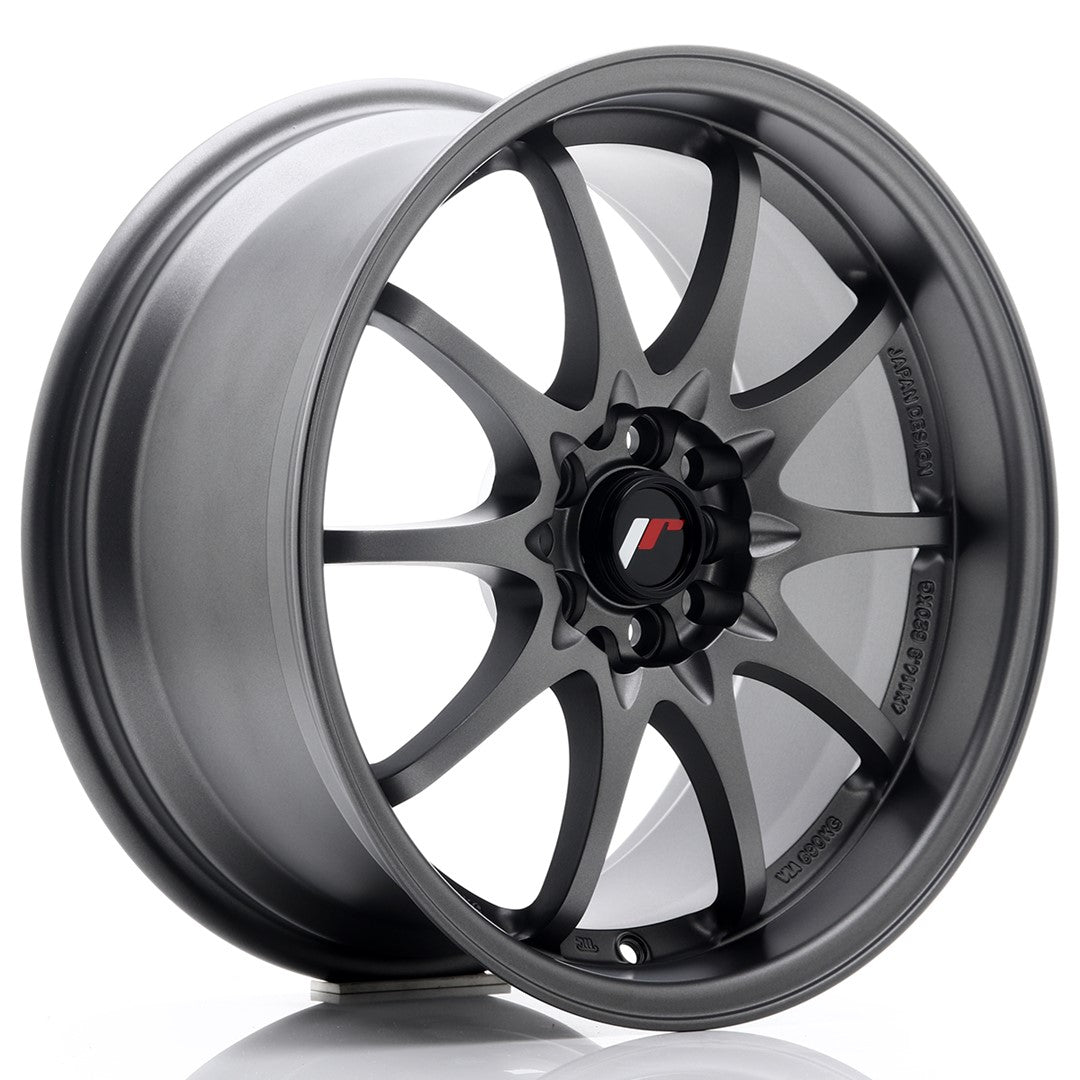 Japan Racing JR Wheels JR5 17x8.5 ET35 5x100 5x114.3 Gun metal