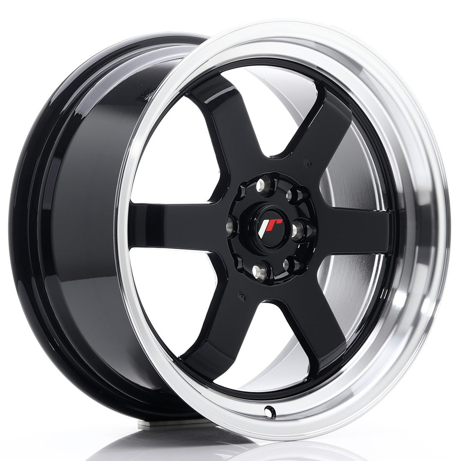 Japan Racing JR Wheels JR12 17x8 ET33 4x100 4x114.3 Black