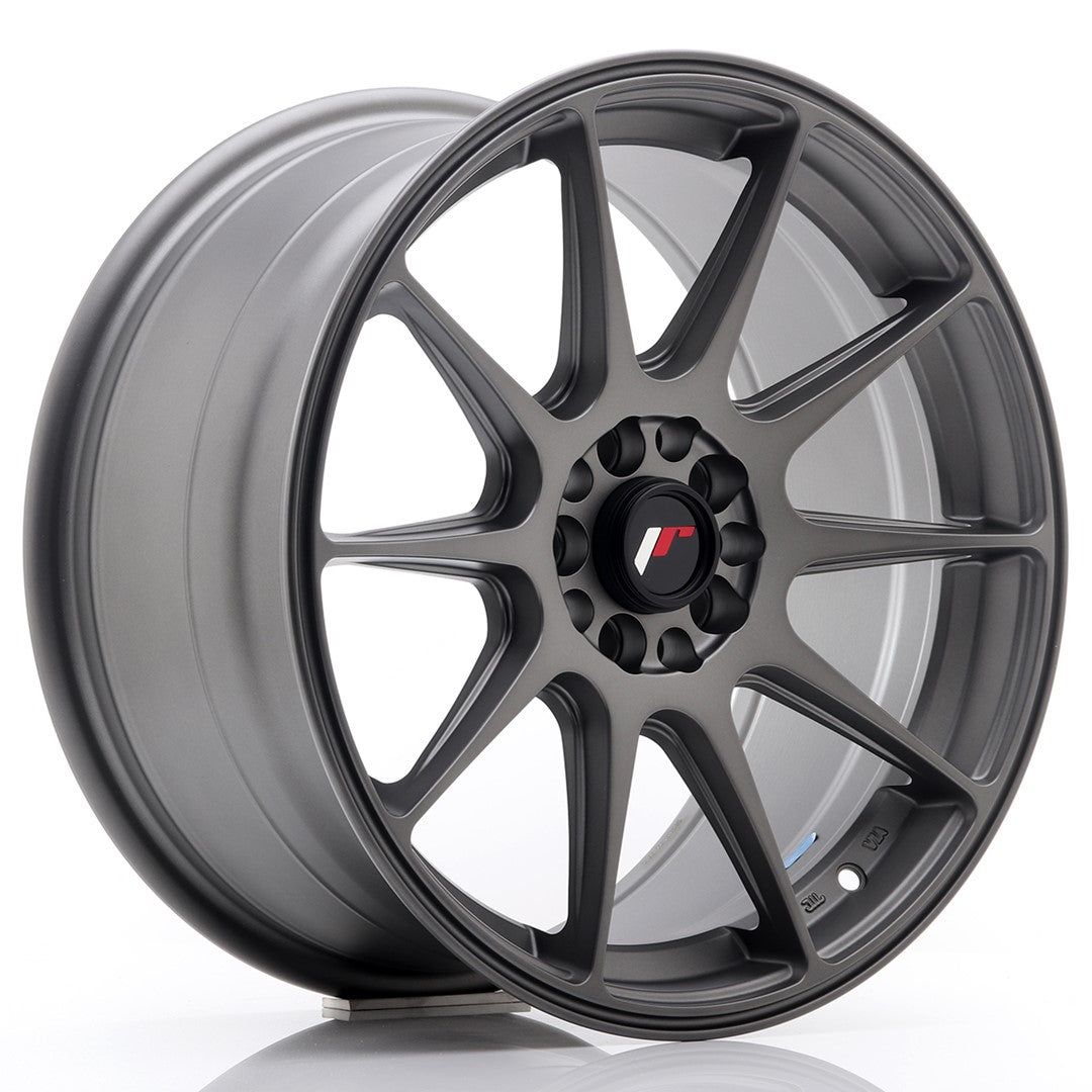 Japan Racing JR Wheels JR11 17x8.25 ET35 5x112 5x114.3 Gun metal
