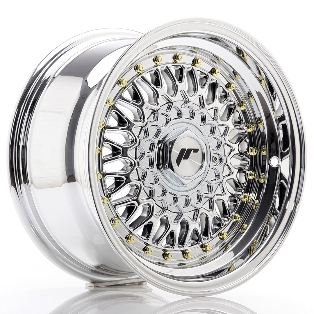 Japan Racing JR Wheels JR9 15x8 ET20 4x100 4x108 Chrome