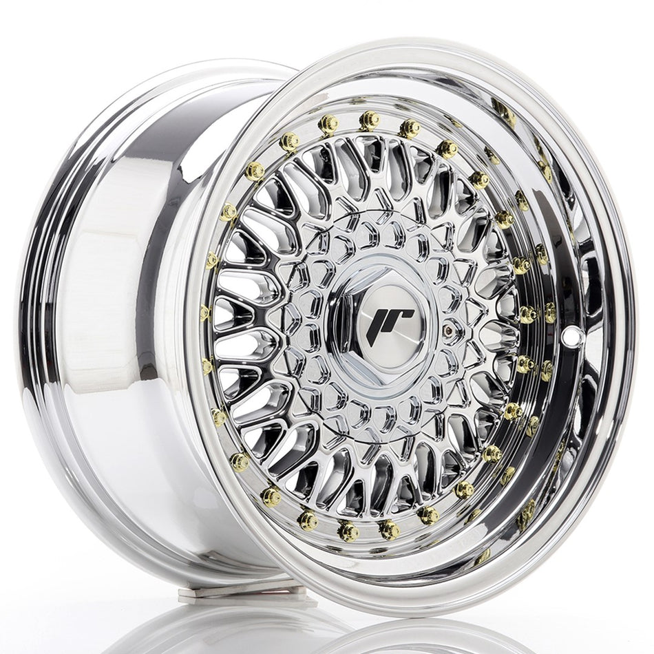 Japan Racing JR Wheels JR9 15x8 ET20 4x100 4x108 Chrome