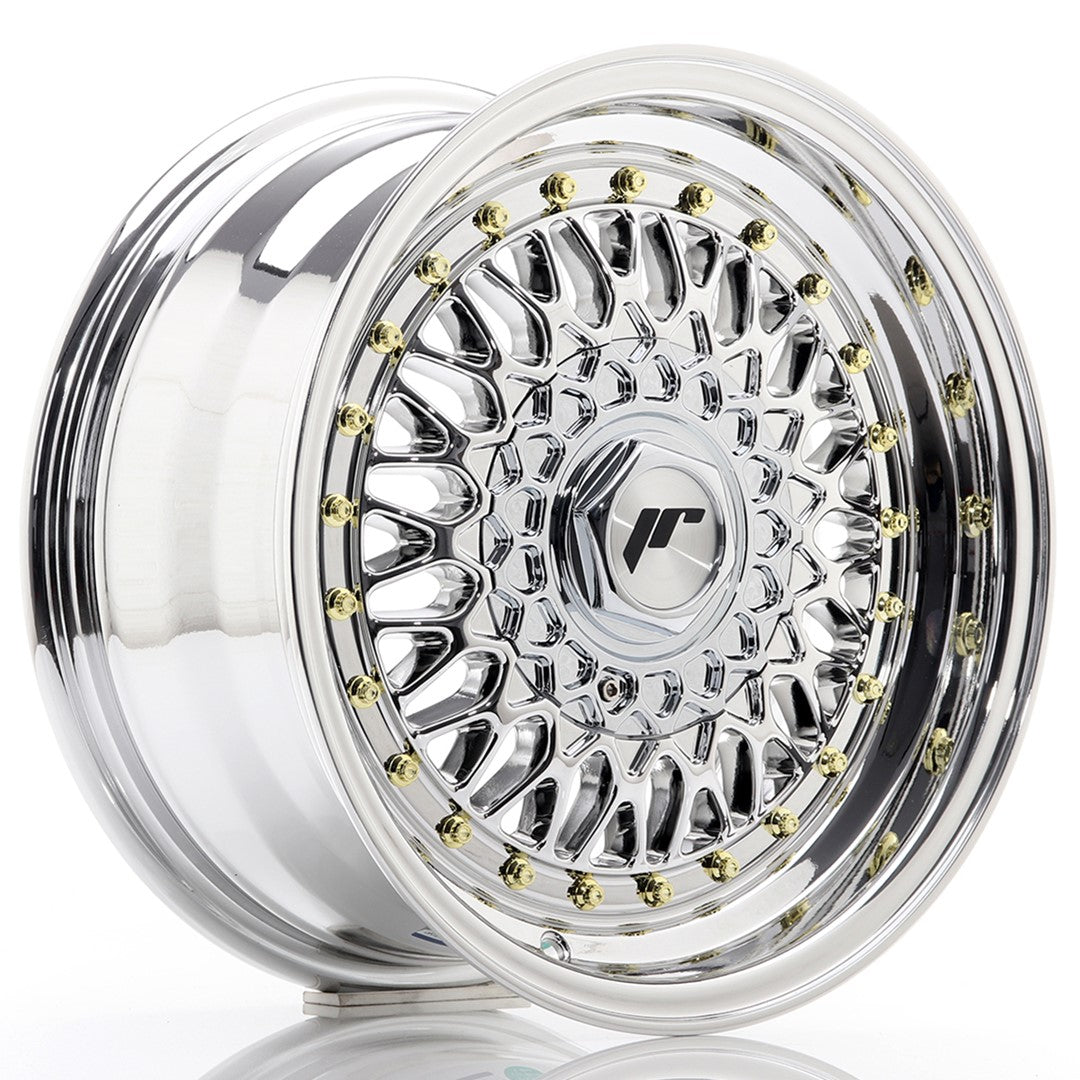 Japan Racing JR Wheels JR9 15x7 ET20 4x100 4x108 Chrome