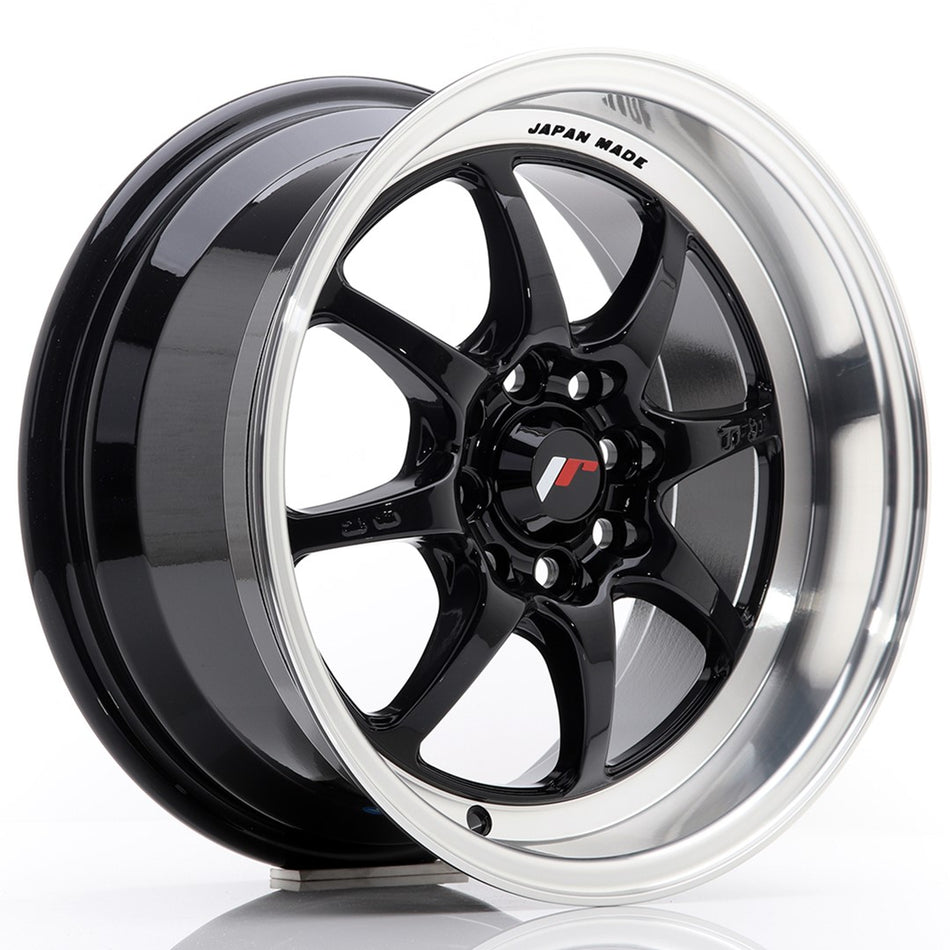 Japan Racing JR Wheels TFII 15x7.5 ET30 4x100 4x108 Black