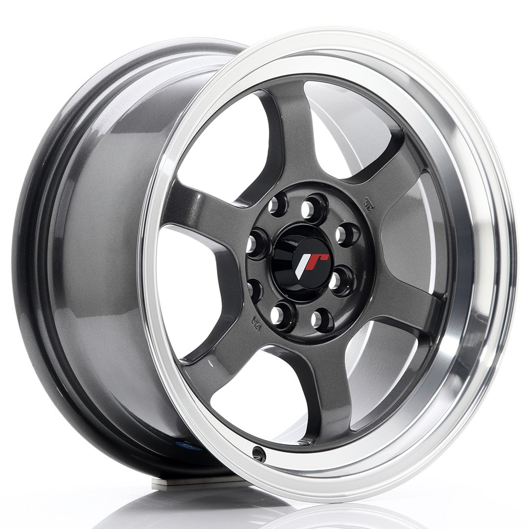 Japan Racing JR Wheels JR12 15x7.5 ET26 4x100 4x108 Gun metal