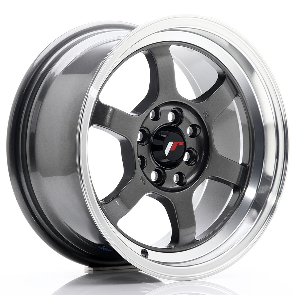 Japan Racing JR Wheels JR12 15x7.5 ET26 4x100 4x108 Gun metal
