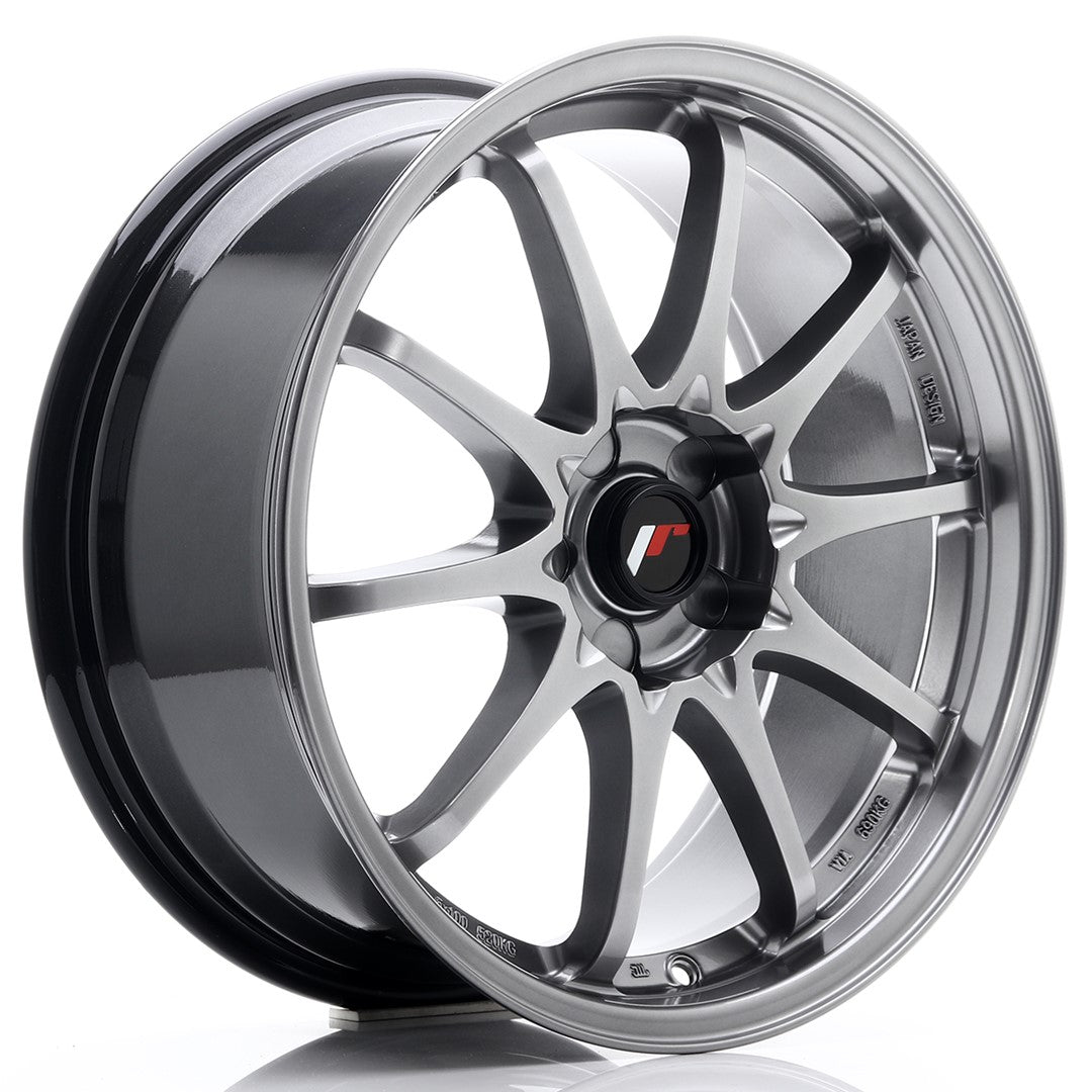Japan Racing JR Wheels JR5 18x8 ET35 CUSTOM PCD Hyper Black