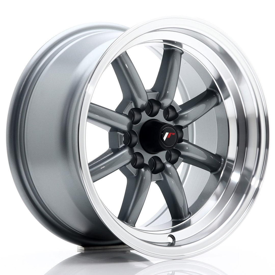 Japan Racing JR Wheels JR19 15x8 ET0 4x100 4x114.3 Gun metal