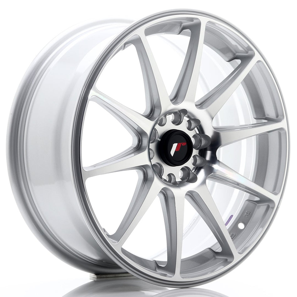 Japan Racing JR Wheels JR11 18x7.5 ET40 5x112 5x114.3 Silver