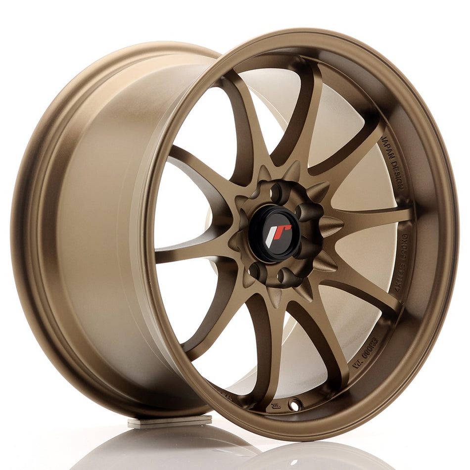 Japan Racing JR Wheels JR5 17x9.5 ET25 5x100 5x114.3 Bronze