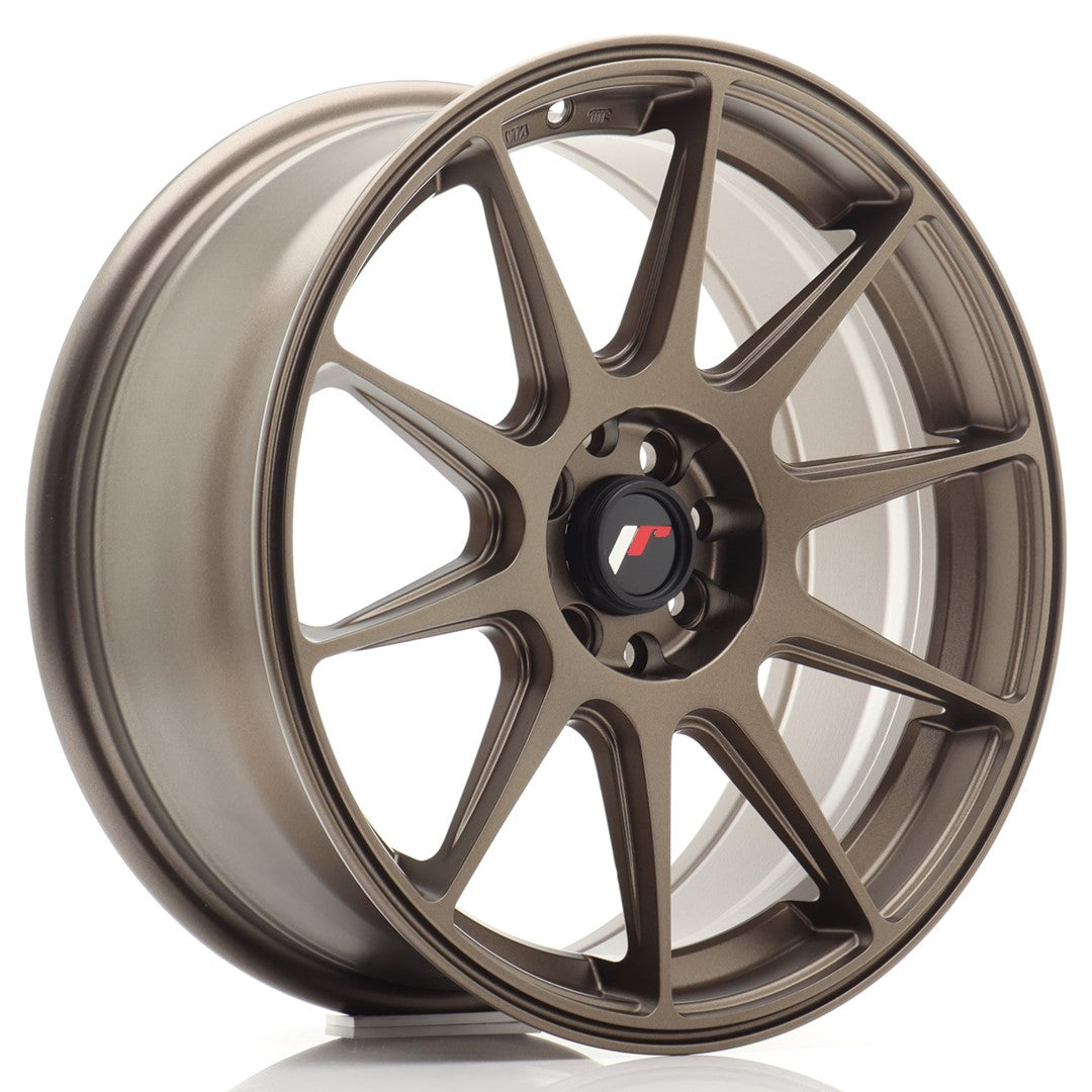 Japan Racing JR Wheels JR11 17x7.25 ET35 5x112 5x114.3 Bronze