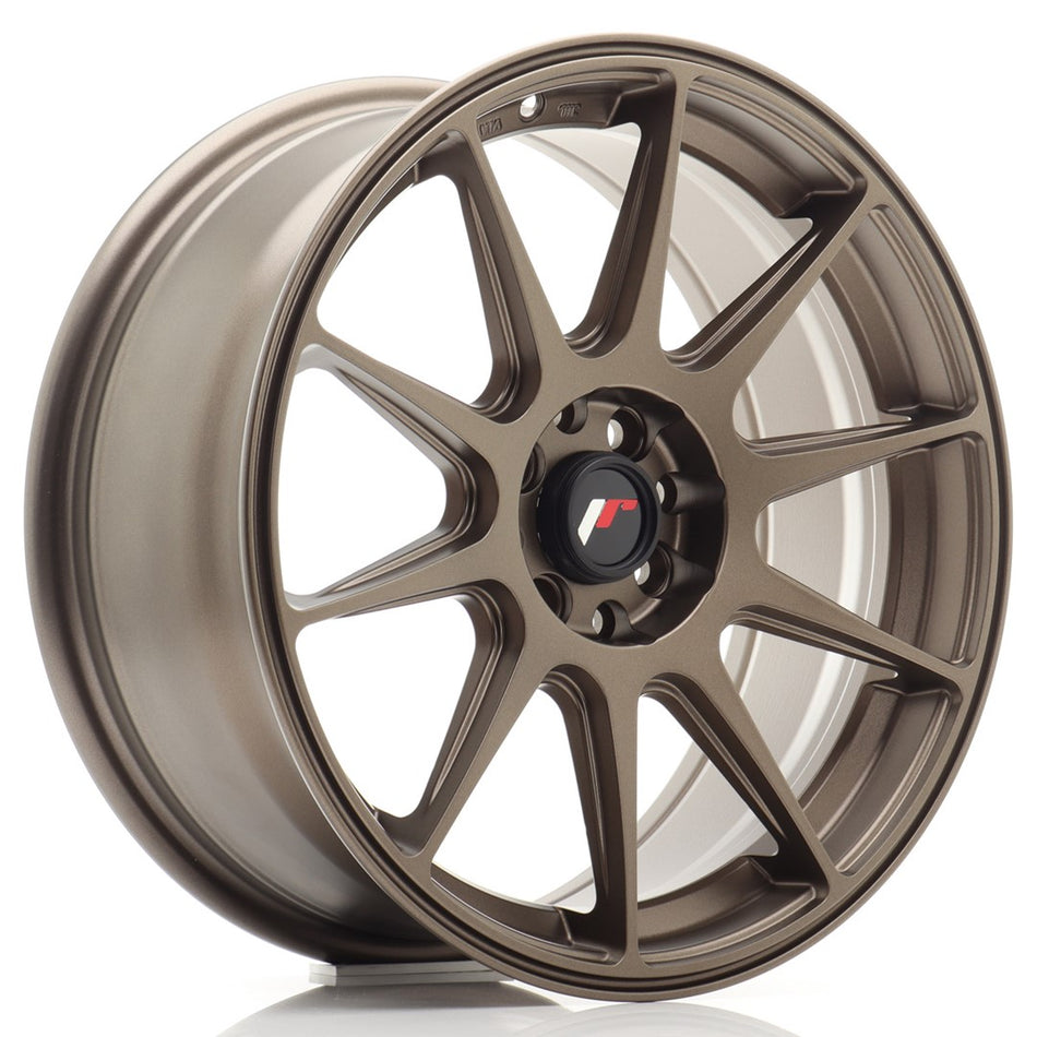 Japan Racing JR Wheels JR11 17x7.25 ET35 5x112 5x114.3 Bronze
