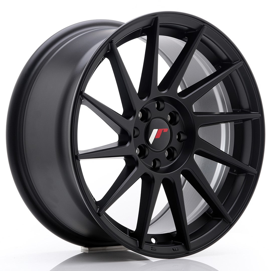 Japan Racing JR Wheels JR22 17x8 ET35 5x100 5x114.3 Black