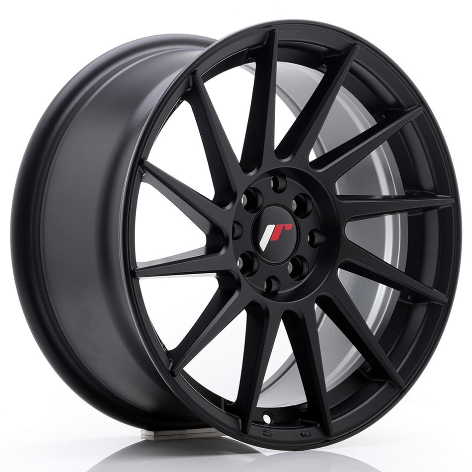 Japan Racing JR Wheels JR22 17x8 ET35 5x100 5x114.3 Black