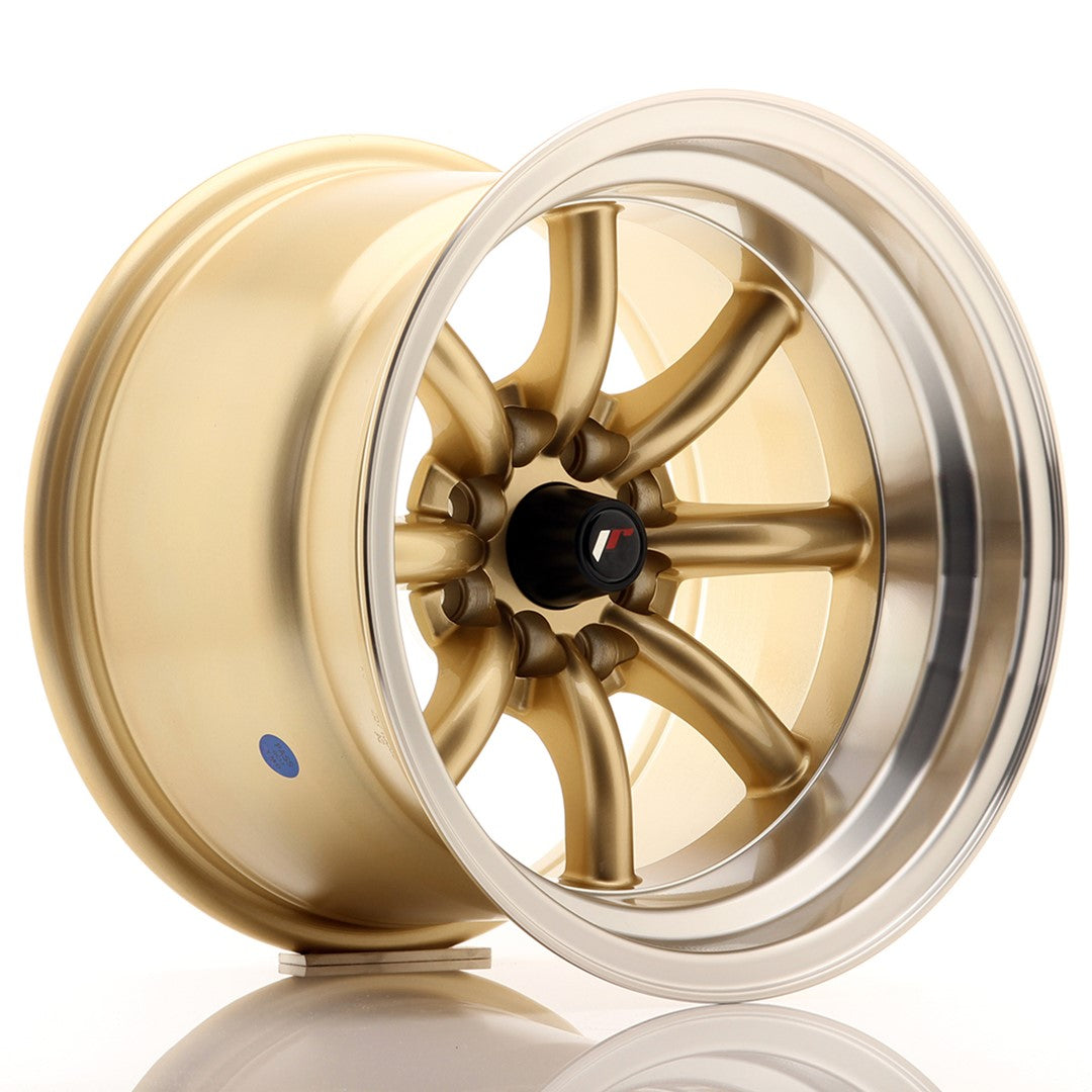 Japan Racing JR Wheels JR19 15x10.5 ET-32 4x100 4x114.3 Gold