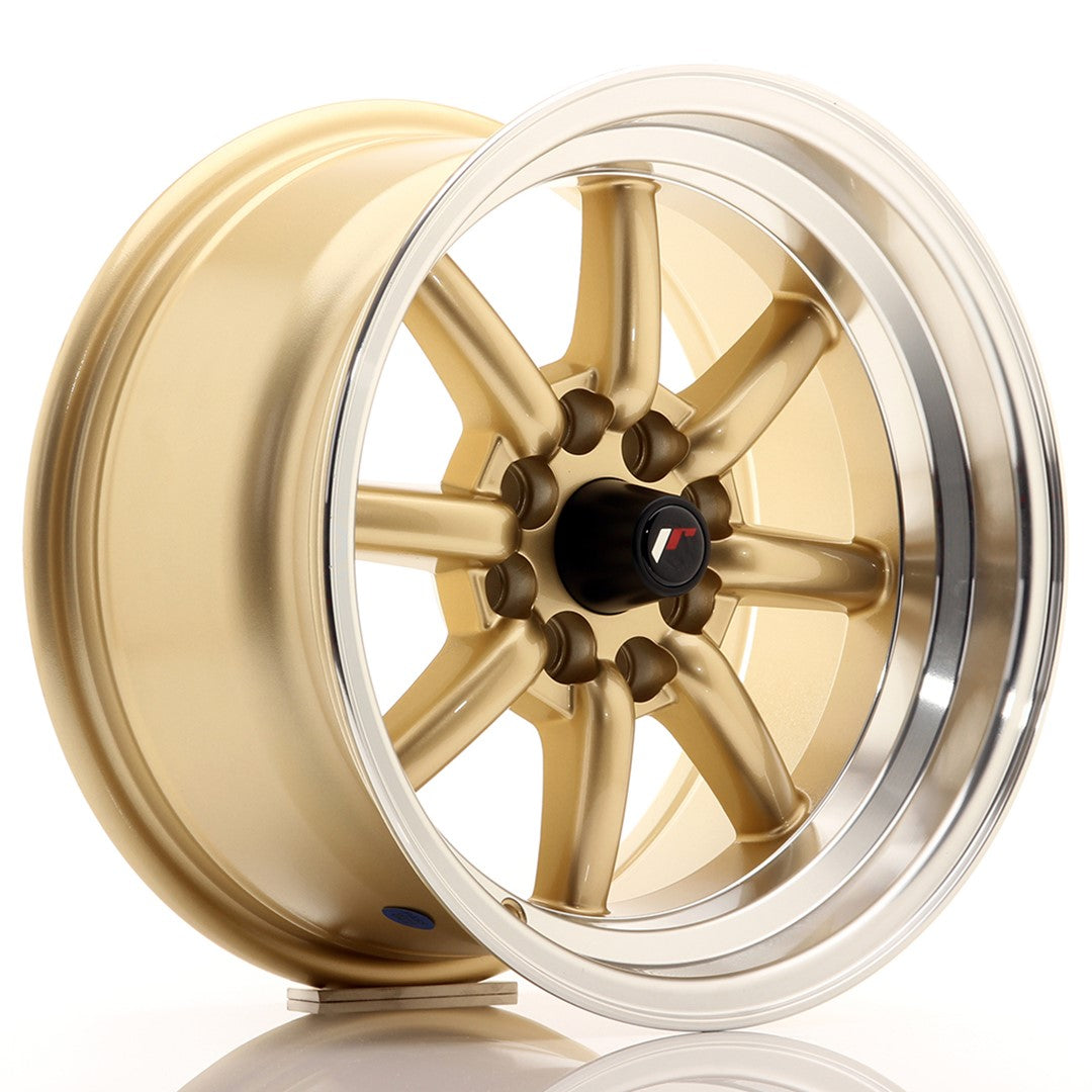 Japan Racing JR Wheels JR19 15x8 ET0 4x100 4x114.3 Gold