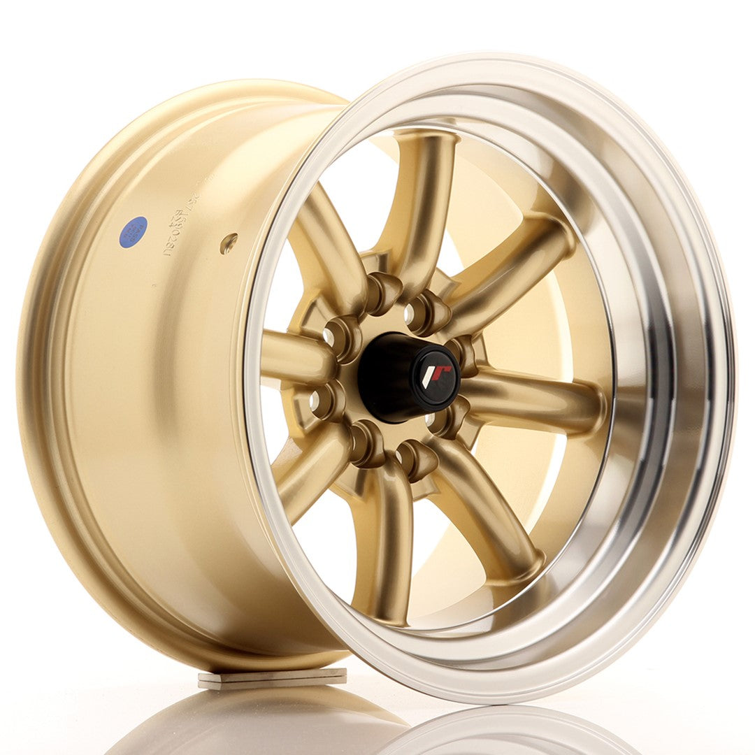 Japan Racing JR Wheels JR19 15x9 ET-13 4x100 4x114.3 Gold