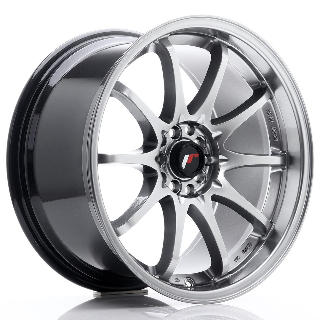 Japan Racing JR Wheels JR5 18x9.5 ET22 5x114.3 Hyper Black