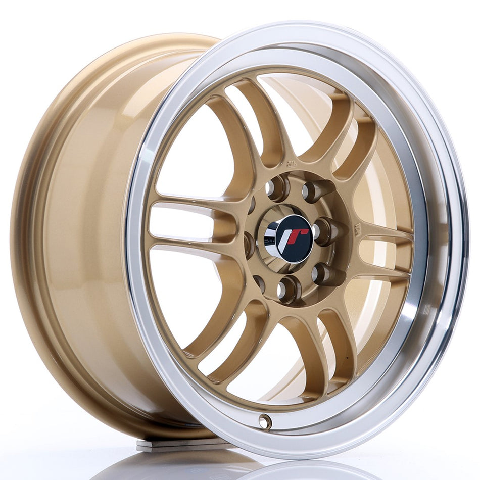 Japan Racing JR Wheels JR7 15x7 ET38 4x100 4x114.3 Gold