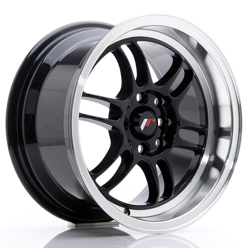 Japan Racing JR Wheels JR7 15x8 ET35 4x100 4x114.3 Black