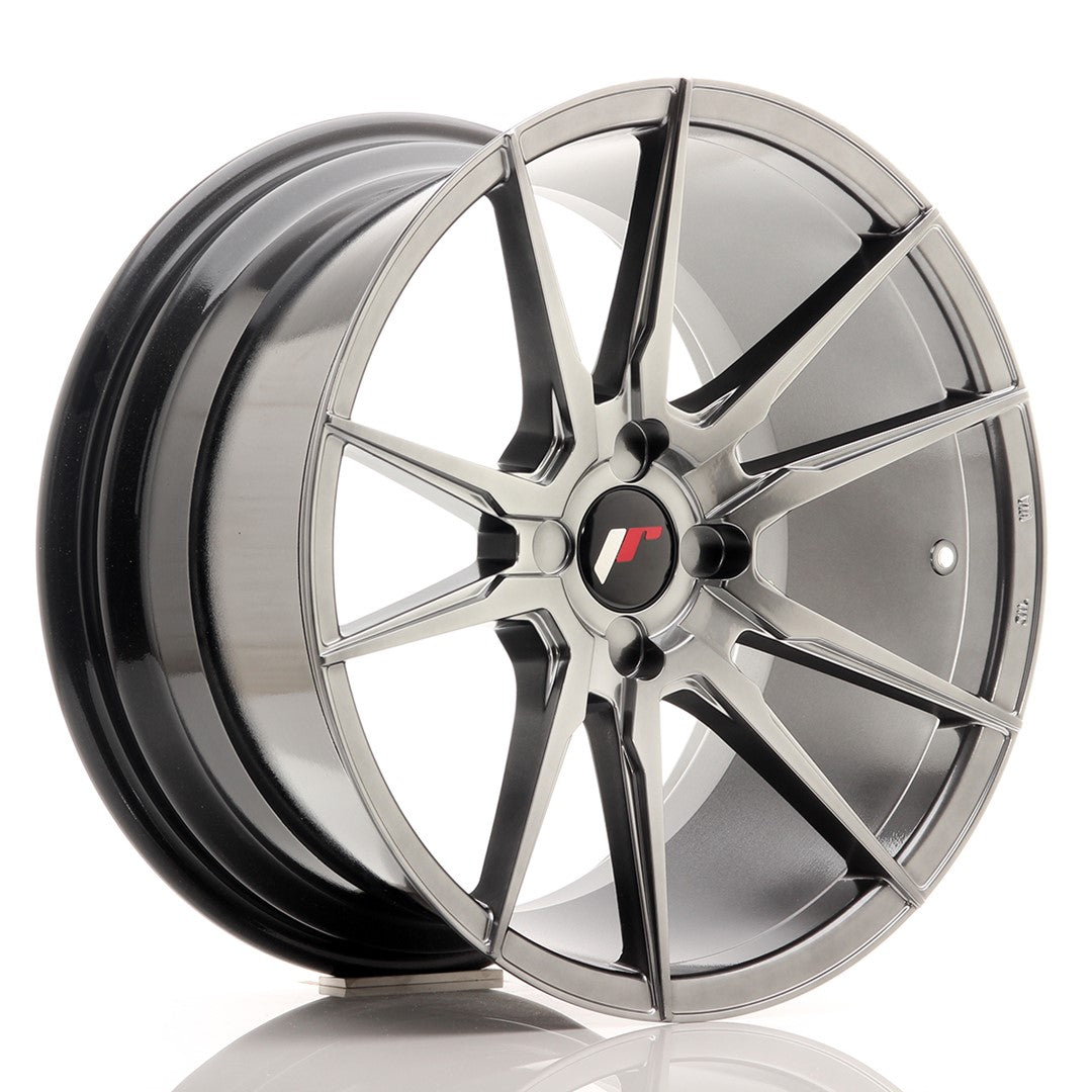 Japan Racing JR Wheels JR21 18x9.5 ET30-40 CUSTOM PCD Hyper Black