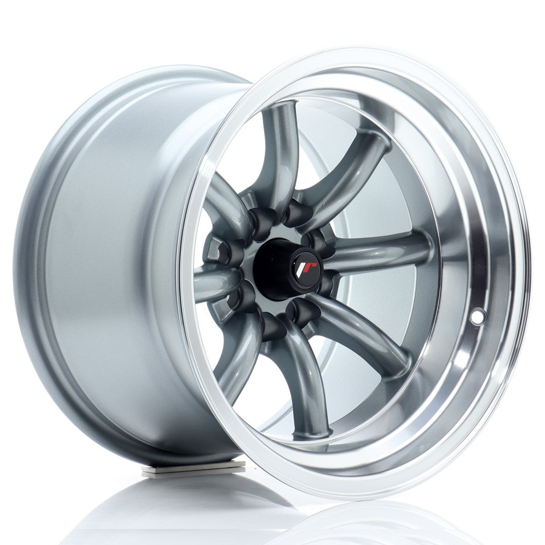 Japan Racing JR Wheels JR19 15x10.5 ET-32 4x100 4x114.3 Gun metal