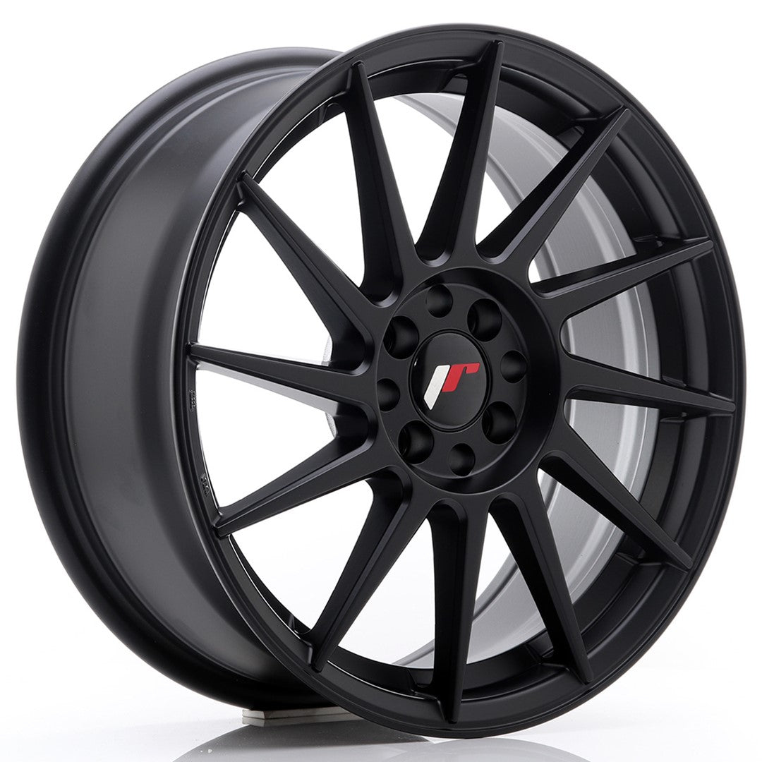 Japan Racing JR Wheels JR22 17x7 ET25 4x100 4x108 Black