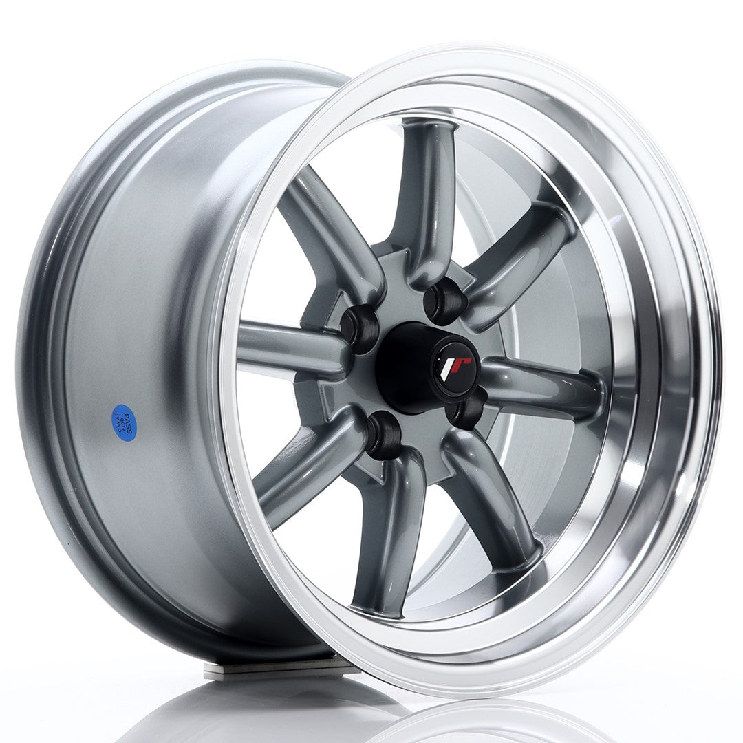 Japan Racing JR Wheels JR19 15x8 ET0 4x100 Gun metal