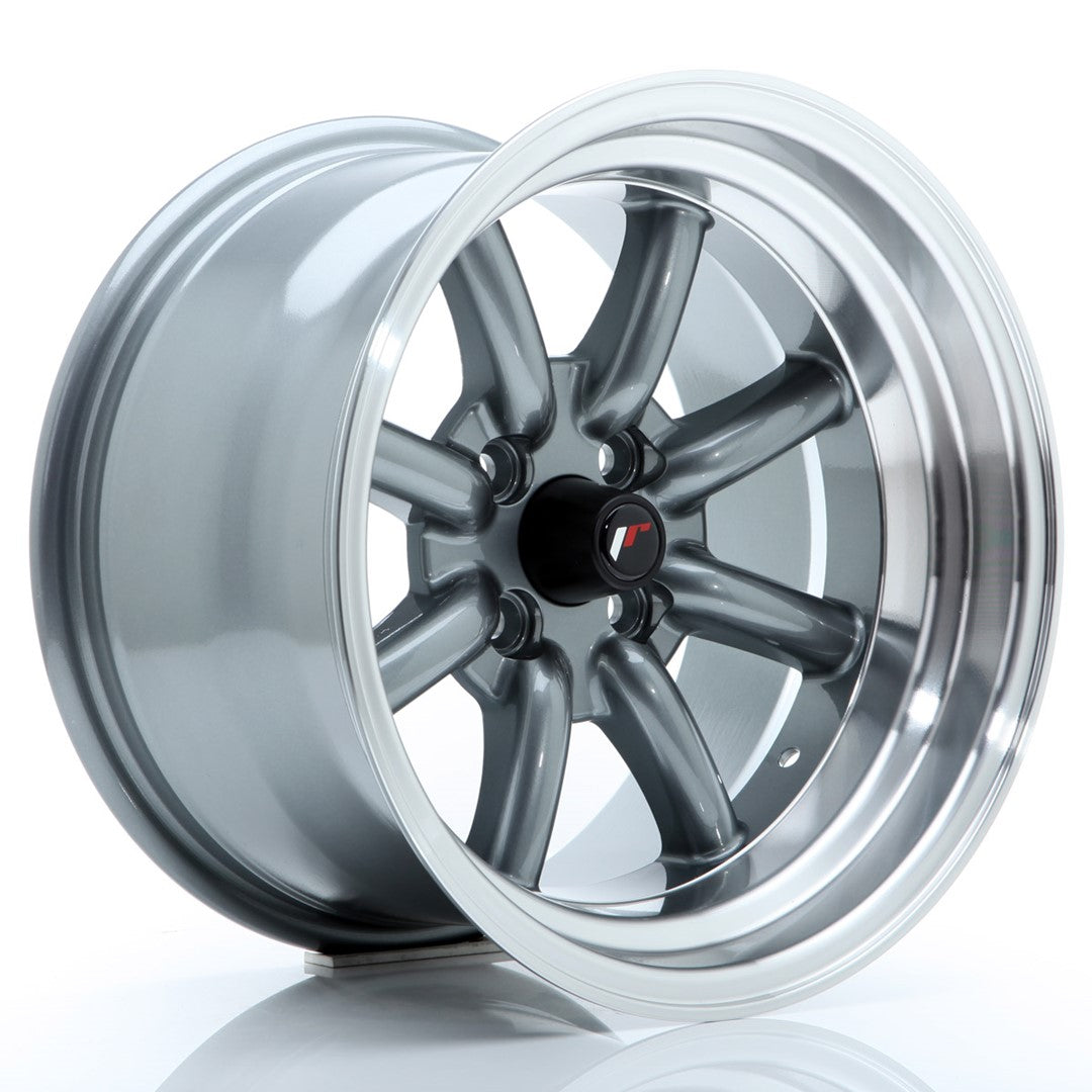 Japan Racing JR Wheels JR19 15x9 ET-13 4x100 Gun metal