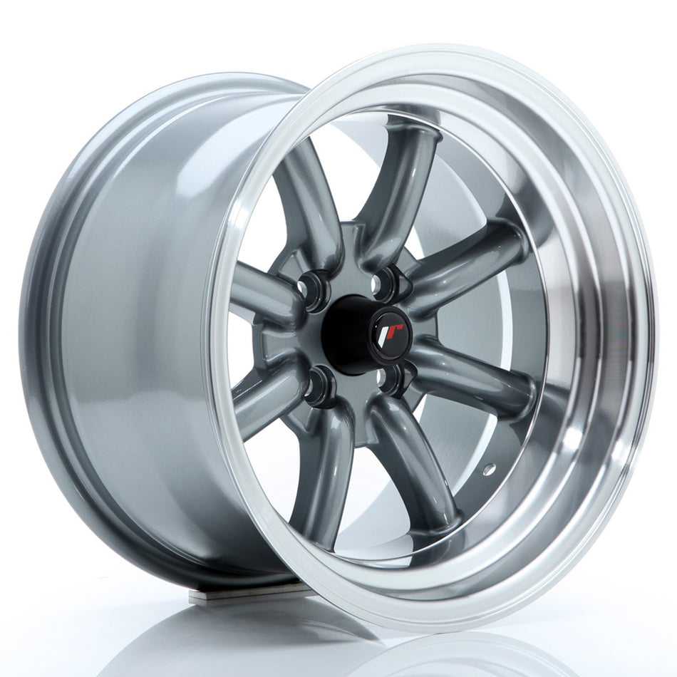 Japan Racing JR Wheels JR19 15x9 ET-13 4x100 Gun metal