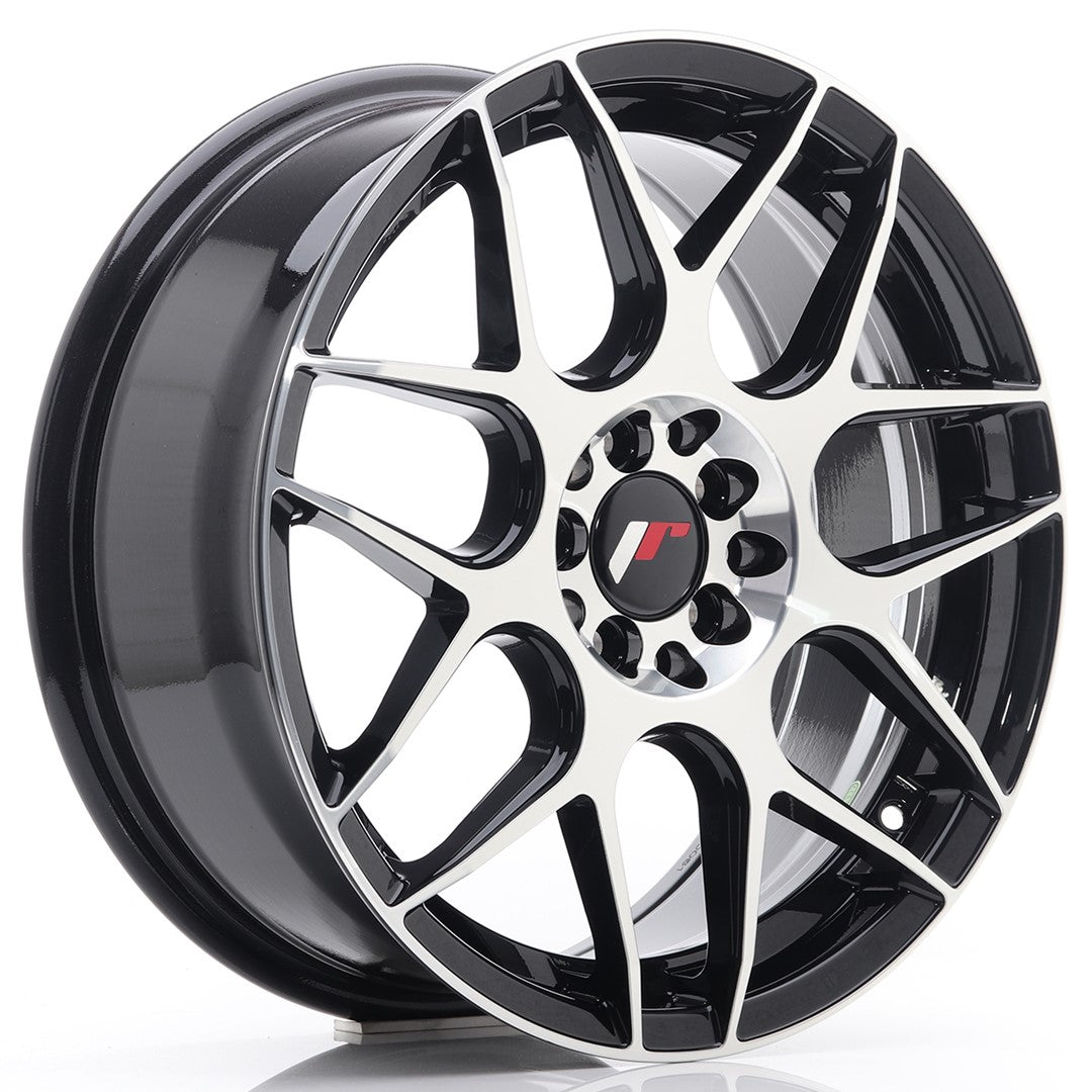 Japan Racing JR Wheels JR18 17x7 ET40 4x100 4x114.3 Black
