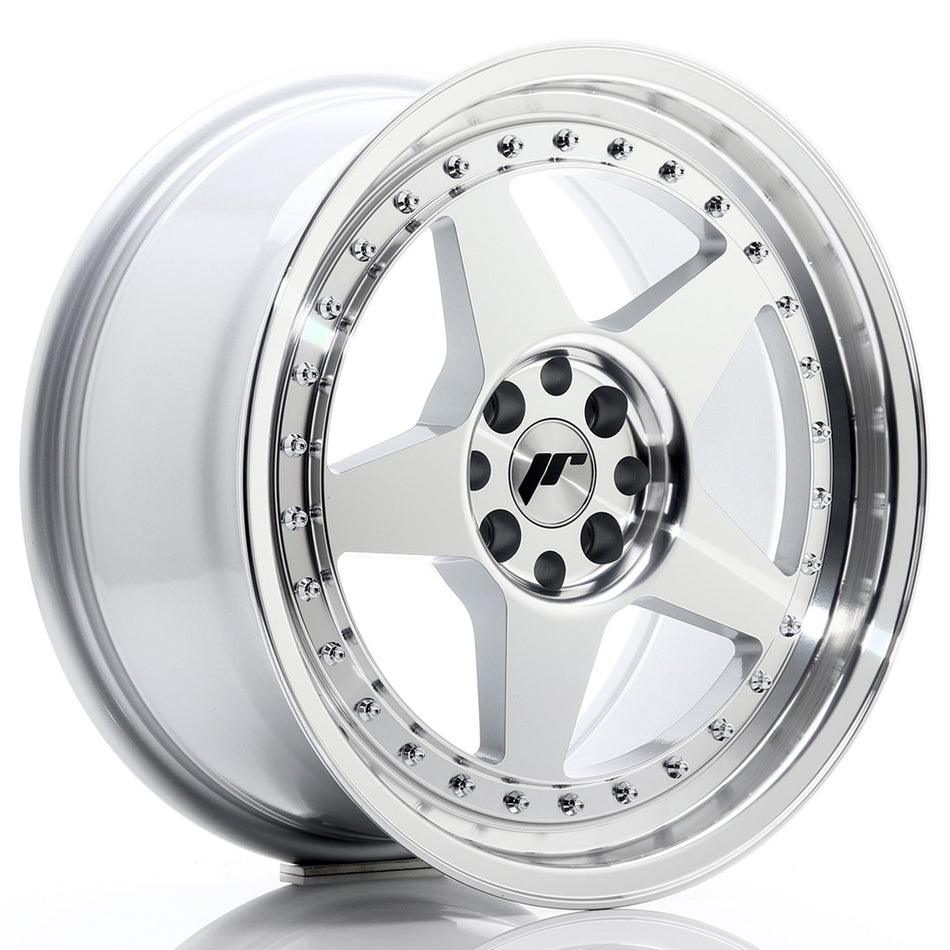 Japan Racing JR Wheels JR6 17x8 ET35 4x100 4x114.3 Silver