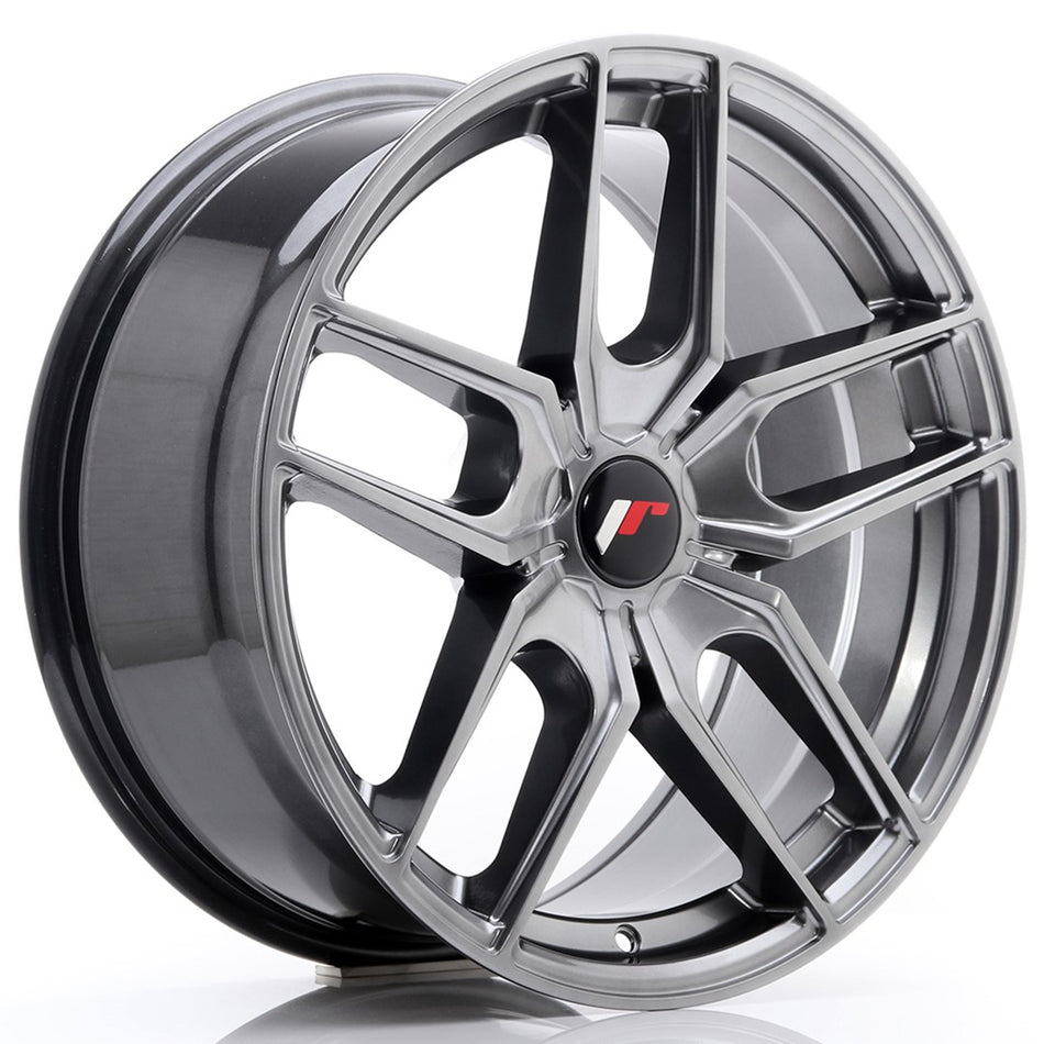Japan Racing JR Wheels JR25 18x8.5 ET20-40 CUSTOM PCD Hyper Black
